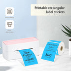 3x5 Inch Thermal Label Stickers,300Pcs Waterproof Rectangle Labels for Storage Bins,Moving Boxes,Address & Inventory Organization,Small Business Labeling,Sky Blue