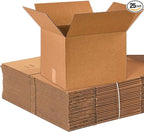 BOX USA Shipping Boxes 16"L x 14"W x 12"H, 25-Pack Medium Corrugated Cardboard Boxes for Shipping, Mailing, Packing, Packaging and Storage