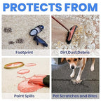 ADHES Carpet Protection Film,Clean Removal,24" x 200',Clear Self-Adhesive Surface Protective Film