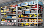 60" Wide Heavy Duty Garage Shelving Adjustable 6 Tier Garage Storage Shelves 3900LBS Metal Shelving Unit Industrial Utility Shelf, 84" H x 60" W x 24" D, 2 Pack