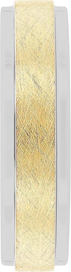 Men's 6mm Tantalum Carbide Contemporary Bands - Choice of Designs with Step Edges
