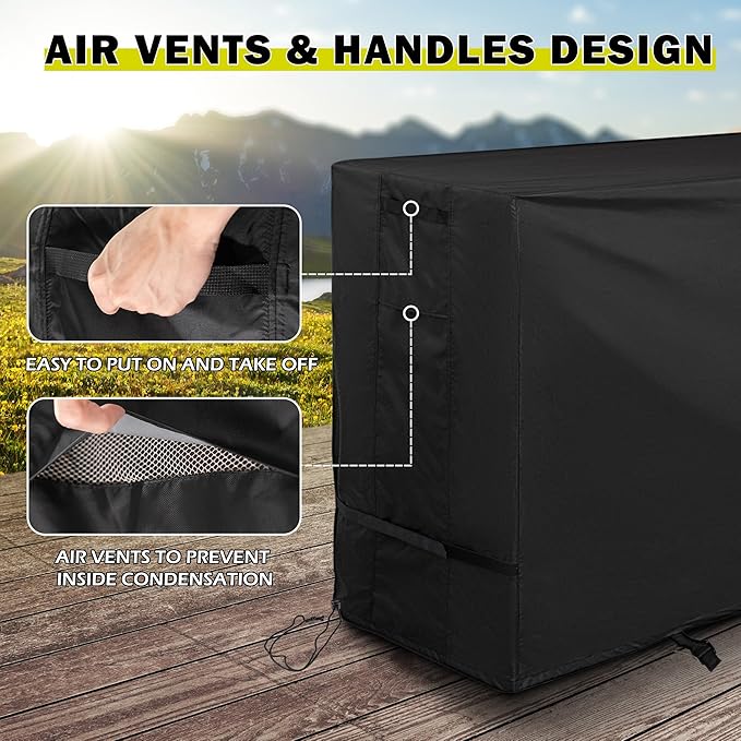 Grill Cover for Blackstone 2206 Original 28in Griddle, Flat Top Griddle Cover for Blackstone 28 Inch Grill with One Shelf