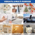 Double Sided Tape 2"×16.5Ft, Mounting Tape Heavy Duty No Residue, Removable PE Foam Tape Strips, Extra Strong Adhesive Tape Waterproof for Walls Home Office Decor Crafts Paint Picture Poster
