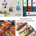 1 Inch Circle Dot Stickers 4000PCS Color Coding Thermal Labels Dots Writable Printable Small Round Stickers for Office, Classroom, Inventory, Garage, Organizing Storage, 4 Colors Mixed Color