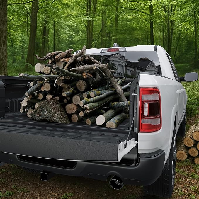 Truck Bed Mat for Dodge Ram 1500 2002-2018 & Ram 2500/3500 2002-2026 & Ram 1500 Classic 2019-2024 (Not for Optional Rambox), All Weather Truck Bed Liner 6.4FT 76.8'' TPE Cargo Mat