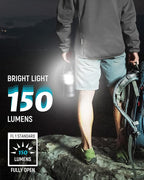 Lichamp 4 Pack LED Camping Lanterns, Battery Powered Camping Lights LED Collapsible Flashlight Portable Emergency Supplies Kit, A4BK