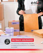 enKo [6 Rolls, 2100 Labels] Address, Shipping & Barcode Labels 30252 - Lavender (1-1/8" x 3-1/2") Compatible for Dymo LabelWriter