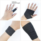 [24Pack 2" x5 Yards] Carbou-Self Adhesive Bandages Sports Wrap, Athletic Elastic Cohesive Bandage for Sports, Injuries, Treatments, and Recovery, First Aid Tape Vet Wrap for Cat, Dog Black
