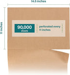 Elementree Brown Packing Paper Sheets for Moving & Shipping - 60-Carton Pallet (90,000 Sheets) - 14.5" x 11" - Sustainable Void Fill Packaging Made in the USA - Kraft Paper Thickness (00919PAL)