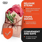 Peach Butcher Paper 18" x 2160" (180 feet) with Cutter - USA-Made Natural Butcher Paper Roll for Meat & Fish - Uncoated, Unwaxed & Food-Grade Material for Smoking, Grilling & Barbecue by IDL Packaging