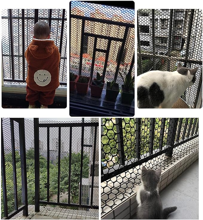Plastic Wire Mesh Fence, Fencing Chicken Wire Fence with 1.8cm/0.7in Mesh Holes, for Pet Fencing Garden Balcony Grass Protection Farm Crafts(Size:Mesh 0.7in-3.3ft Wx33ft L,Color:Green)