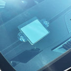 4 Pack Parking Permit Holder for Car Windshield,Acrylic Pass Holder with Strong Suction Cup,Clear Parking Tag Holder for Parking Permit,Vehicle Permit,Toll Pass,Name Card(4x3in)
