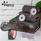 Perco Lavender Pricing Labels for Monarch 1136 Price Gun - 3 Sleeves, 24 Rolls Value Pack - 42,000 Price Marking Labels - with Ink Rolls Included