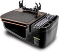 AutoExec AE-GMCD-PI-PM-PS-21M GripMaster Car Desk for Your Vehicle Workstation and Mobile Office, Mahogany with 400 watt Power Inverter, Phone Mount and Printer Stand