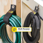 Heavy-Duty Wrap-It Storage Straps, 22" (2 Pack) - Hook and Loop Organizer Hanger for Extension Cords, Cables, Hoses, Rope and More for Garage, Home, Shop, Boat and RV Organization