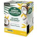 Green Mountain Coffee Roasters Island Coconut Keurig Single-Serve K-Cup Pods, Light Roast Coffee, 96 Count (4 Packs of 24)