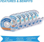Tape Refills with Dispenser, 24 Roll Invisible Tapes, 3/4 Inch X 1000 in, Gift Wrapping Tapes Supplier for Christmas Home School Office Use