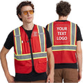 A-KSAFETY Custom High Visibility Reflective Safety Vest with logo