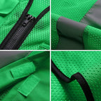 BeautyWill Custom Safety Vest Logo Class 2 High Visibility Reflevtive Vest Outdoor Protective Workwear
