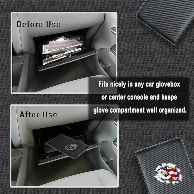 Car Insurance and Registration Card Holder | for BMW Ford Tesla Cadillac All Cars | Store Cards, ID License & Essential Documents | Premium Leather with Magnetic Closure