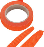 MECCANIXITY Braided Cable Sleeves Heat Shrinkable Fabric Sleeving, 3/8" 10ft Orange 2:1 Ratio Heat Shrinkable Cord Protector for Harness Cable, Network Cable Protection, Cable Management