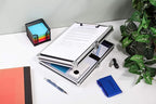 Vaultz Locking Storage Clipboard for Letter Size Sheets, Key Lock, Black (VZ00151)