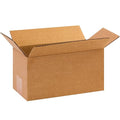 BOX USA Shipping Boxes 10"L x 5"W x 5"H 25-Pack Long Corrugated Boxes for Moving, Shipping, Mailing, Packing, Packaging and Storage