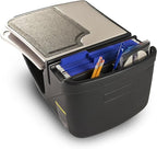 AutoExec GripMaster Car Desk for Your Vehicle Workstation and Mobile Office, Grey with 400 watt Power Inverter