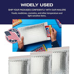 1000-Pack Insulated Silver Thermal Bubble Mailers 18 x 23 - Waterproof Metallic Foil Self-Sealing Padded Envelopes for Cold Shipping, Perishables, Food, Cosmetics, Pharmaceuticals