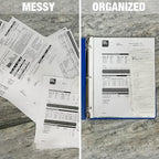 Samsill 100 Pack Sheet Protectors, 8.5x11 Inch Page Protectors for 3 Ring Binder, Standard Weight, Clear Protector, Letter Size, Top Loading, Acid Free