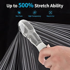 JARLINK Stretch Film, 15 Inch x 1000 Feet Shrink Wrap for Pallet Wrap, Industrial Strength Stretch Wrap with Handles, Moving Wrapping Plastic Roll, 60 Gauge, 1 Pack, Clear