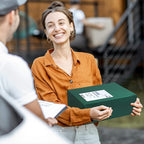 Famagic Poly Mailers 14.5x19 Inch 100pcs Shipping Bags Ultramarine Green Shipping Envelopes Self Seal Mailers Bags Waterproof and Tear-Proof Packaging Bags