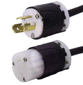 NEMA L5-15 Extension Power Cord - 50 Foot, 15A/125V, 14/3 SJOOW - Iron Box # IBX-3801-50 (50 ft)