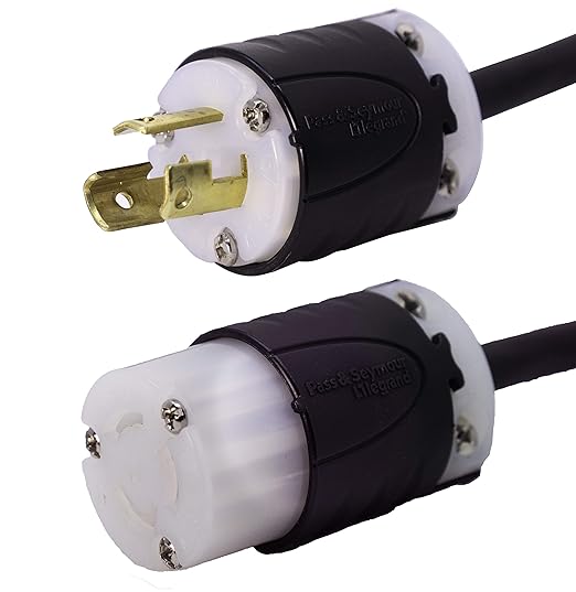 NEMA L5-15 Extension Power Cord - 200 Foot, 15A/125V, 10/3 SJOOW - Iron Box # IBX-3801-200 (200 ft)