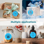 3 X 3 Inch Color Coding Dot Labels Circle Thermal Printable Waterproof 500 Pcs Round Stickers Adhesive Writable for Office, Home, Garage, DIY Sticker, Barcodes, Name Tag, Sky Blue