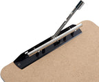 Extra Large Clipboard Set (6pc) - Larger Than 11x17 - Vertical or Landscape - Fits 11 x 17 Tabloid Paper (Board 11.6"x19.5" - 2 Inches Longer Than Legal Size)