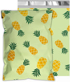 Poly Mailers 10x13 Inch 100 Pcs - Pineapple printed Shipping Bags, 2.4mil Thickness, Waterproof and Tear Resistant Mailing Envelopes, Self-Sealing Packaging Bags for Small Business