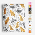 Package Mint Poly Mailers 10x13 100 Pack | Waterproof & Tear Resistant Mailing Envelopes | Small Business Supplies | Shipping Bags for Clothes | Cute Small Business Bags - Cheetah Palm