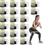 100 PCS Bulk Resistance Bands, Loop Exercise Bands Set for Gym Members Sports Class Students Gift, 5 Pieces Each Set with Storage Bag, Fitness Bands for Outdoor Home Gym Yoga Pilates