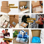 12x9x2 inch Small Shipping Boxes Set of 25, Brown Corrugated Cardboard Box Literature Mailer for Mailing Packing Moving and Storage