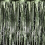 3 Pack 3.3 x 8.2 ft Matte Green Foil Fringe Backdrop Curtains, Tinsel Streamers Party Decorations, Fringe Backdrop, Door Shimmer for Graduation, Birthday Party