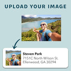 Personalized Return Address Labels (Upload Your Photo) - Custom Image Address Stickers on Sheets (50-1000 Labels)