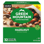Green Mountain Coffee Roasters Hazelnut Keurig Single-Serve K-Cup Pods, Light Roast Coffee, 32 Count