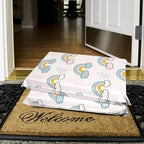 Poly Mailers 12x15.5 Inch 50 Pcs - Rainbow Printed Shipping Bags, 2.4mil Thickness, Waterproof and Tear Resistant Mailing Envelopes, Self-Sealing Packaging Bags for Small Business