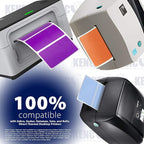 2.25" X 1.25" Direct Thermal Perforated Stickers Labels for Barcodes, Address, Consignment - Compatible with Zebra, Rollo, Godex and More