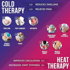 Large Ice Packs for Injuries Reusable - Ice Pack for Back Pain Relief (11x14.5) - Gel Ice Pack for Knee, Shoulder, Back, Hip