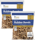 Upgrade Rubber Bands, Size 64, 1 lb Bags, 2-Pack, Made in USA