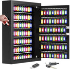 158 Keys Combination Lock Key Cabinet, Anti-Theft Key Lock Box with Key Tags, Key Organizer Wall Mount for Car Garage House Rental Office Business