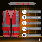 A-SAFETY Xsmall Red work vest class 2