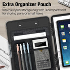 Sooez Toughest Clipboard with Storage, Internal Pen Pouch Included, Letter/ A4 Size, Shockproof Heavy Duty Plastic Clip Boards 8.5x11”, High Capacity Clipboards Box Case for Contractor Trucker Driver